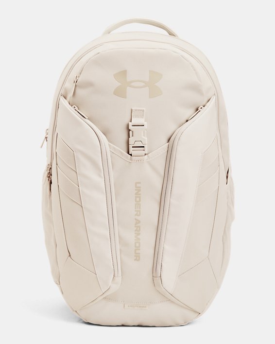 UA Hustle Pro Backpack, White, pdpMainDesktop image number 0